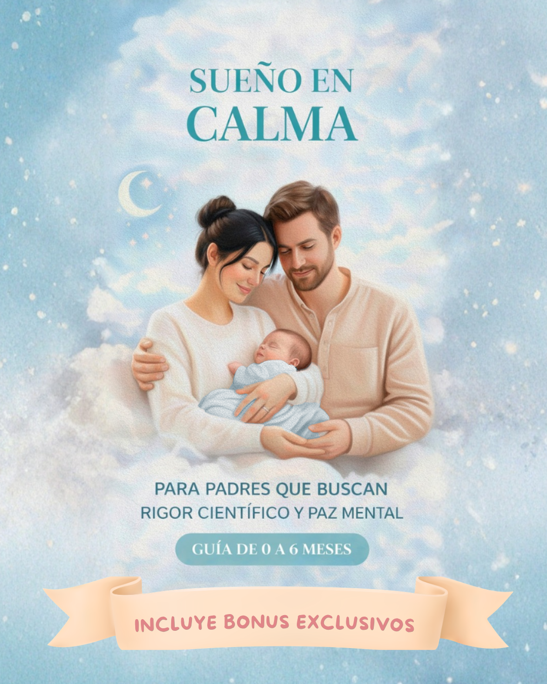 Sueño en Calma — Guía del sueño infantil (0-6 meses)