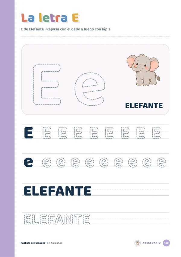 Página de muestra: Abecedario